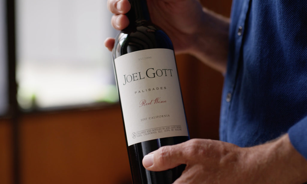 Joel Gott Wines - Joel Gott Palisades CA Red Wine Bottle Joel Gott Wines - Joel Gott Palisades CA Red Wine Bottle