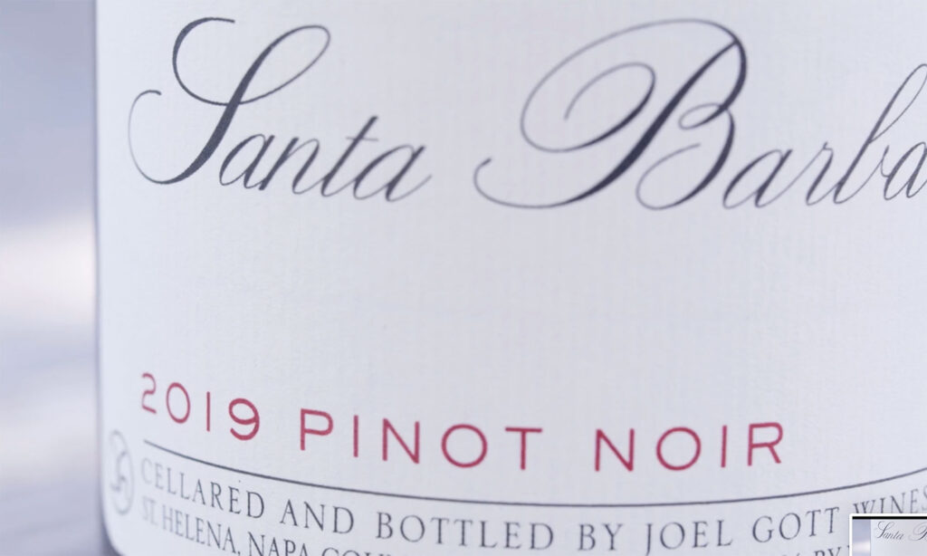 Joel Gott Wines - Joel Gott Santa Barbara Pinot Noir Bottle