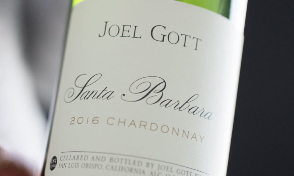 Joel Gott Wines - Santa Barbara Chardonnay Bottle Joel Gott Wines - Santa Barbara Chardonnay Bottle